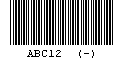 Barcode 3 of 9 with Check Digit